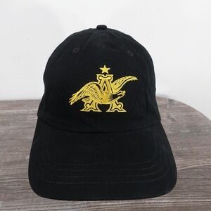 Anheuser Busch St. Louis Brewery Hat Cap Strap Back One Size Black Twill Beer